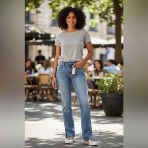 KanCan Y2K Bootcut Jeans Mid Rise Petite Size 5/26